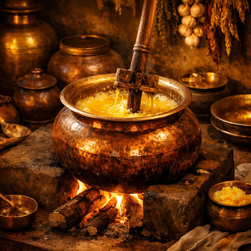 Traditional Bilona Process